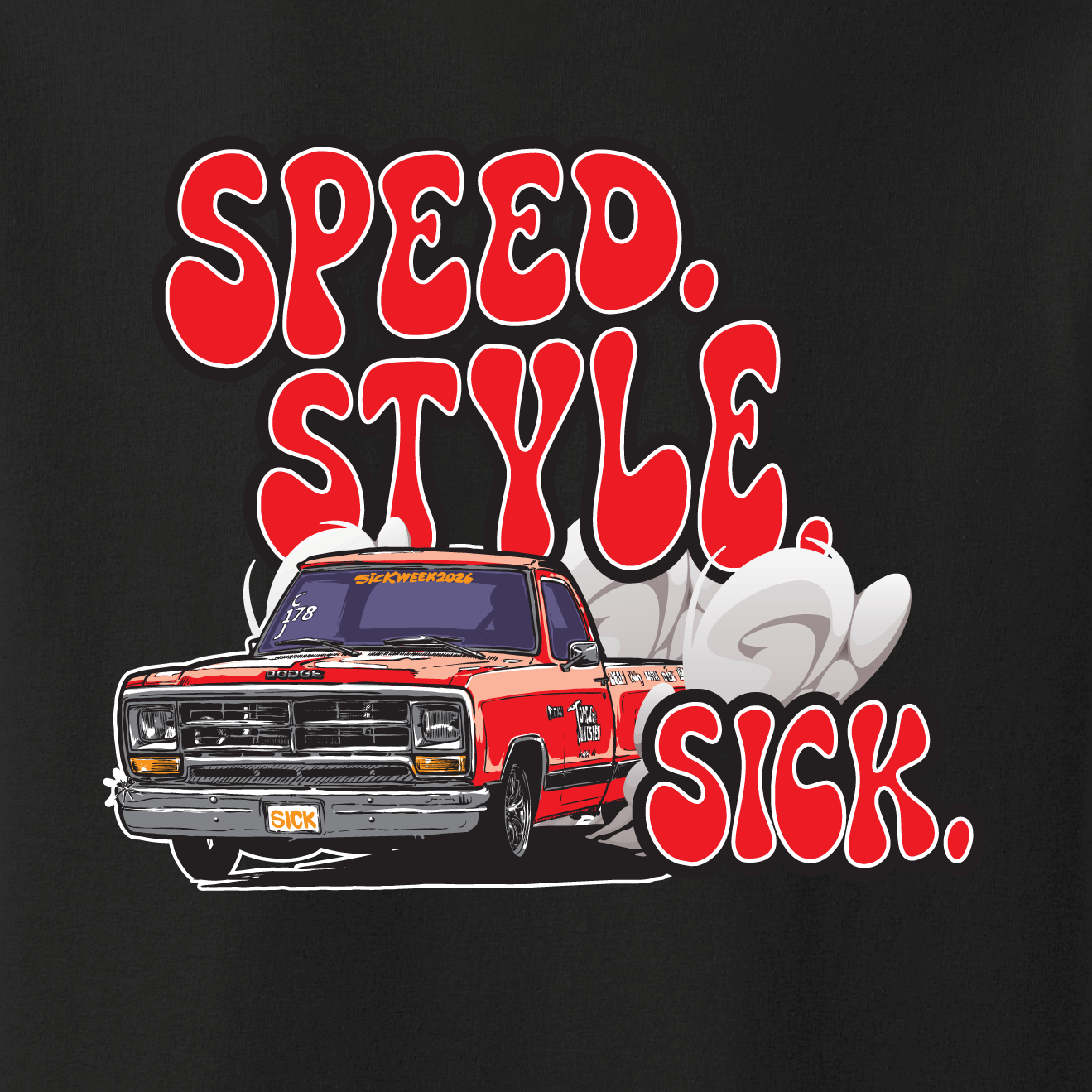 Speed, Style, Sick T-Shirt