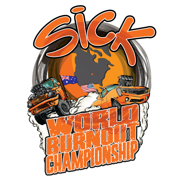Sick World Burnout Championship Sticker