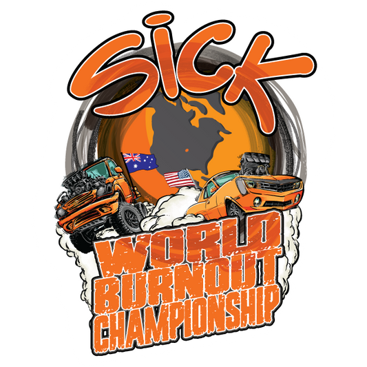 Sick World Burnout Championship Sticker