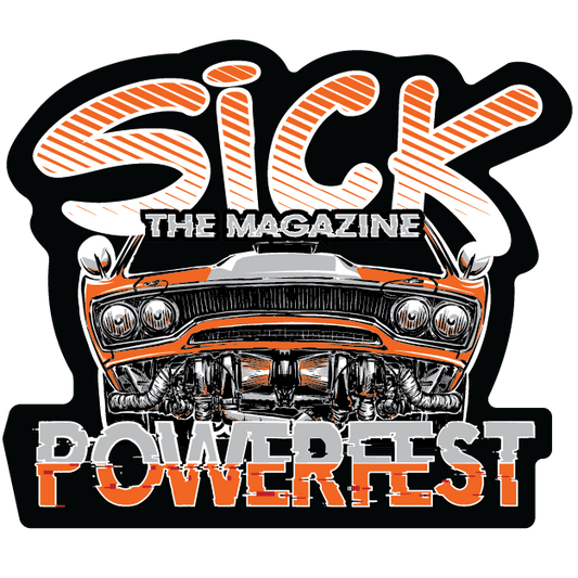 Sick Powerfest 2024 Sticker