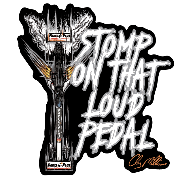 Clay 2024 Dragster Sticker