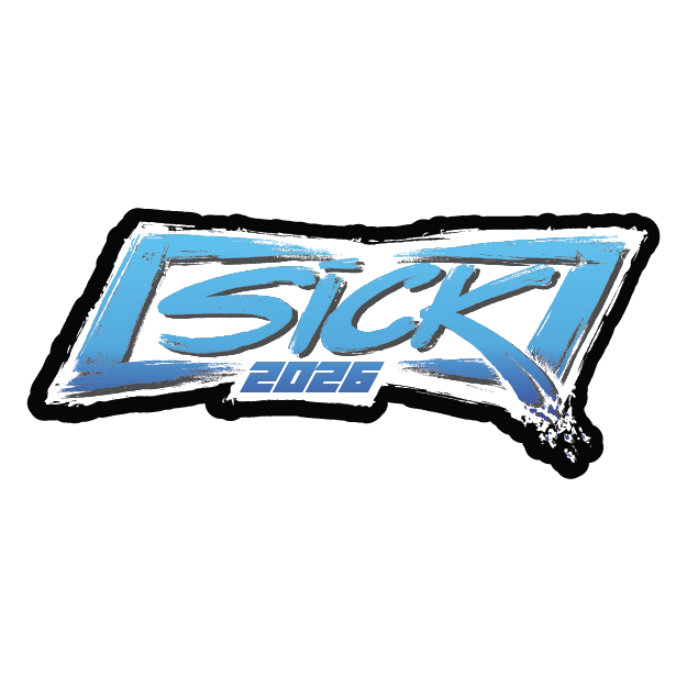 Sick 2026 Sticker (Blue)