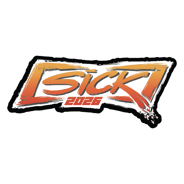 Sick 2026 Sticker (Orange)