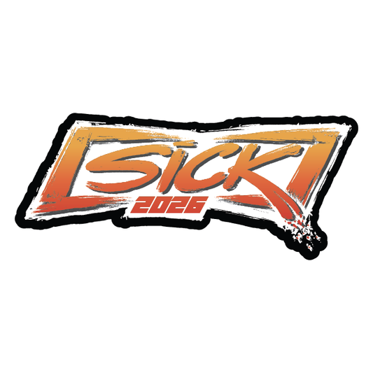 Sick 2026 Sticker (Orange)