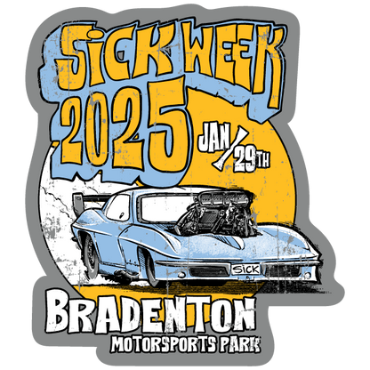 Sick Week 2025 Track Stickers