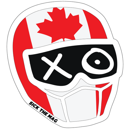 Canada Helmet Sticker