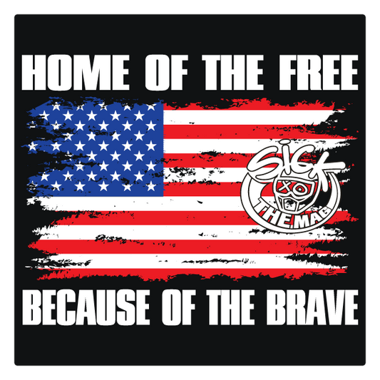 Home Of The Free Sticker
