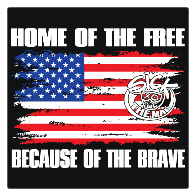 Home Of The Free Sticker