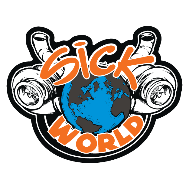 Sick World Sticker