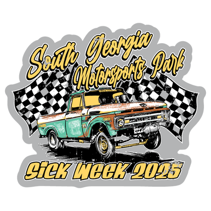 Sick Week 2025 Track Stickers