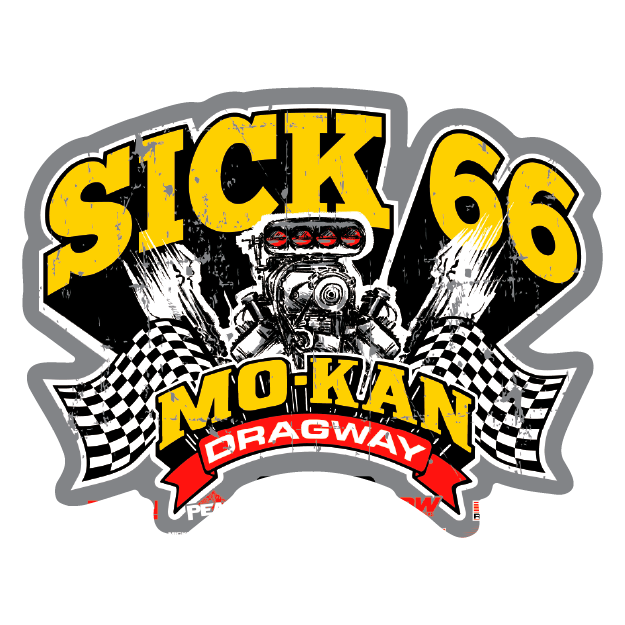 The Edelbrock Sick 66 Track Stickers