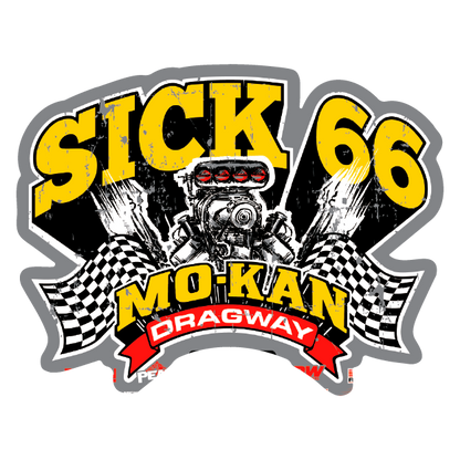 The Edelbrock Sick 66 Track Stickers