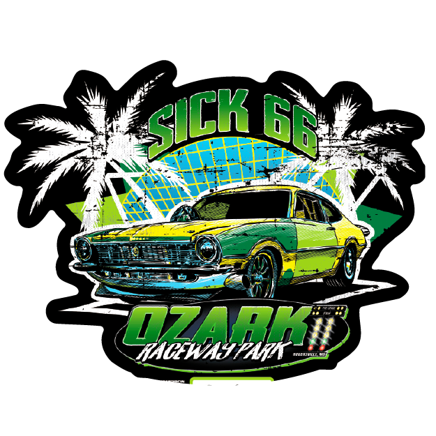 The Edelbrock Sick 66 Track Stickers