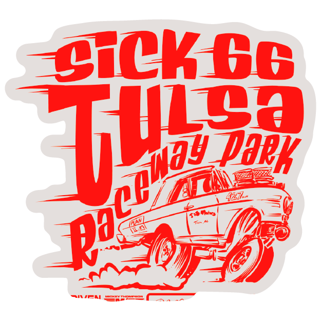 The Edelbrock Sick 66 Track Stickers