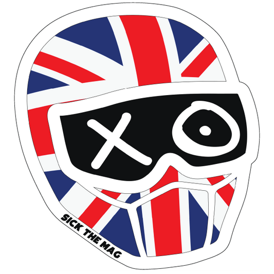U.K. Helmet Sticker