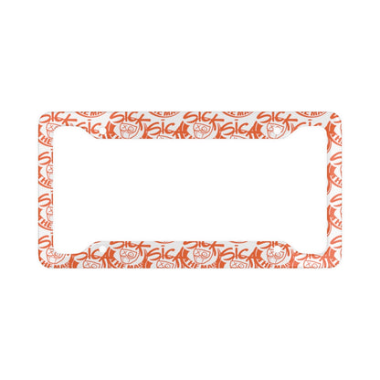 Sick The Mag License Plate Frame in white
