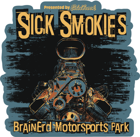 Sick Smokies Brainerd Motorsports Park Stickers