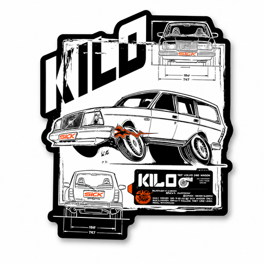 Cheap Car Challenge 2026 Kilo Sticker