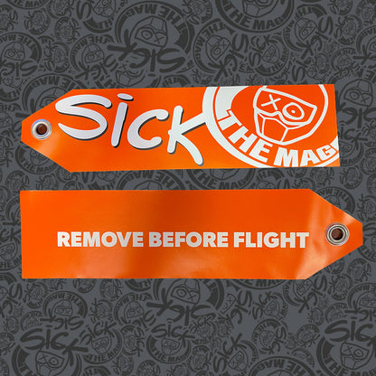 Sick The Mag Parachute Flag (Right Logo), front